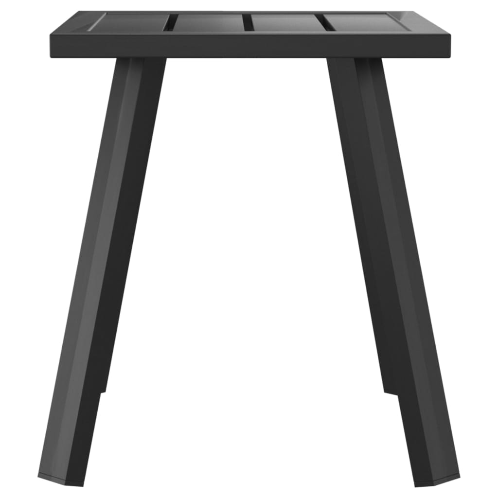 vidaXL Table de jardin anthracite 34x34x38 cm acier