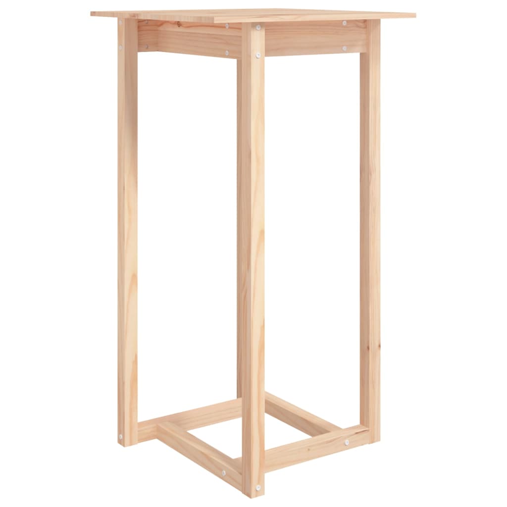 vidaXL Ensemble de bar 3 pcs Bois de pin massif