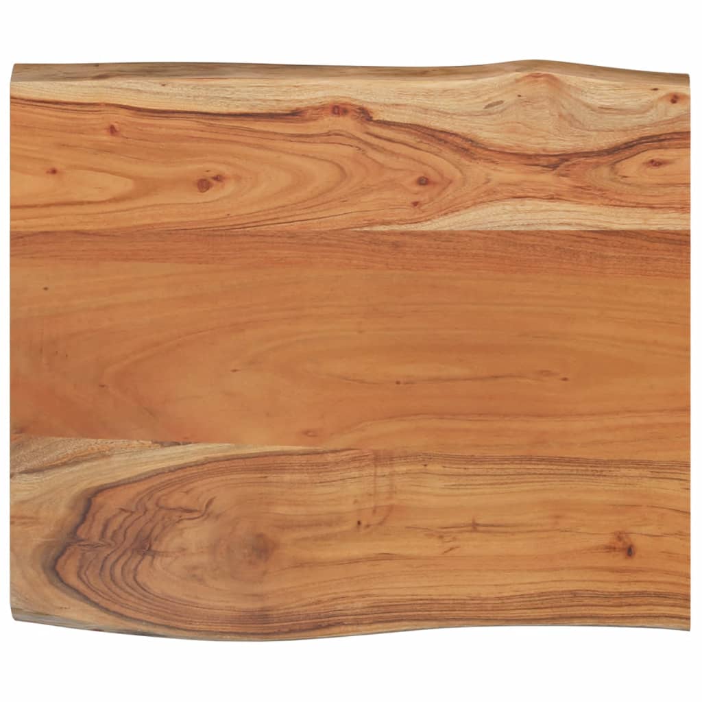 vidaXL Dessus de table 70x60x2,5 cm rectangulaire bois massif acacia