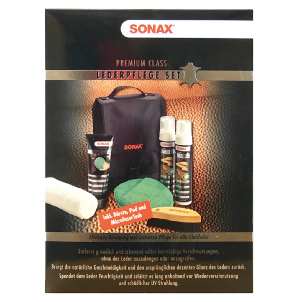 Sonax Kit d'entretien du cuir d'automobile PremiumClass