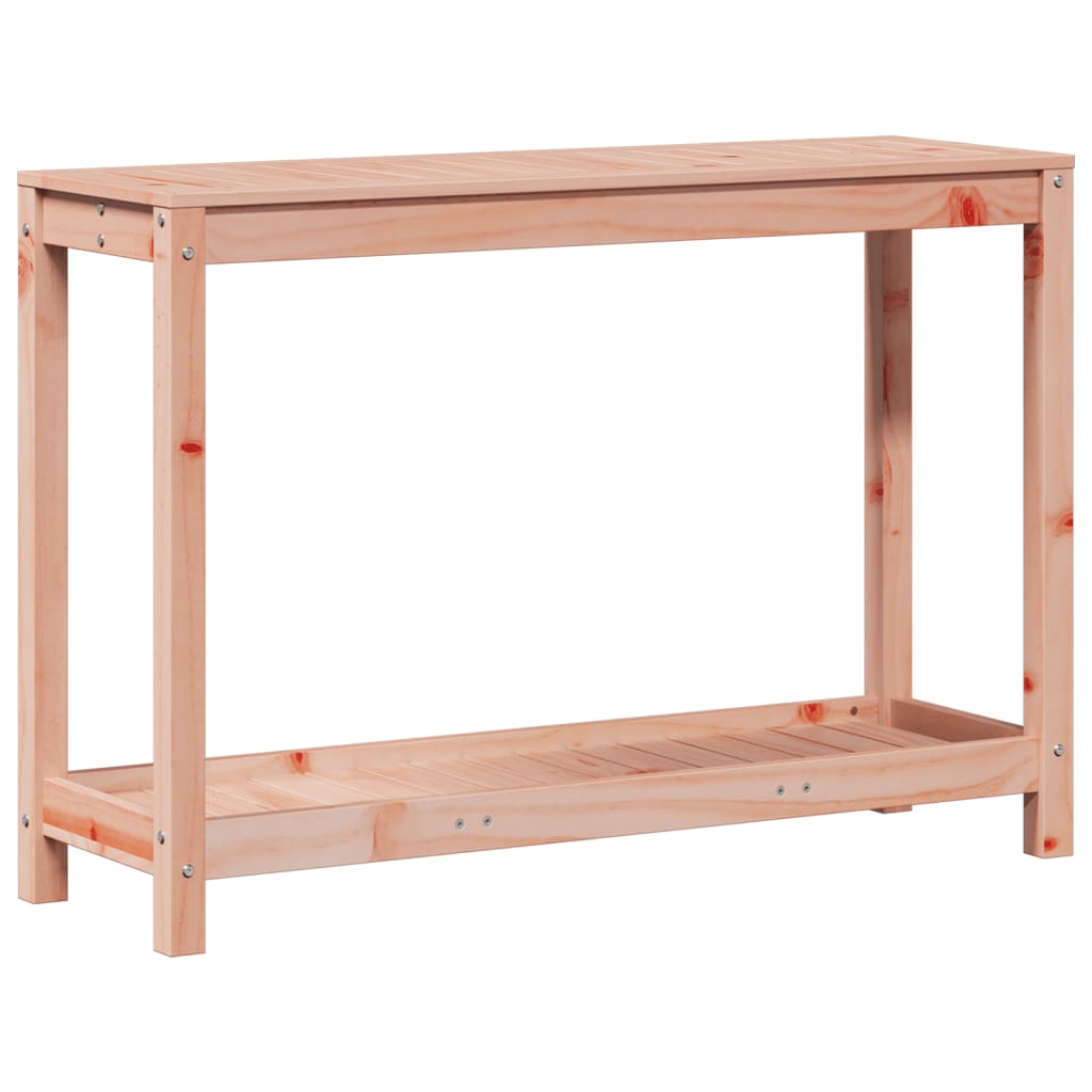 vidaXL Table de rempotage et étagère 108x35x75 cm bois massif douglas