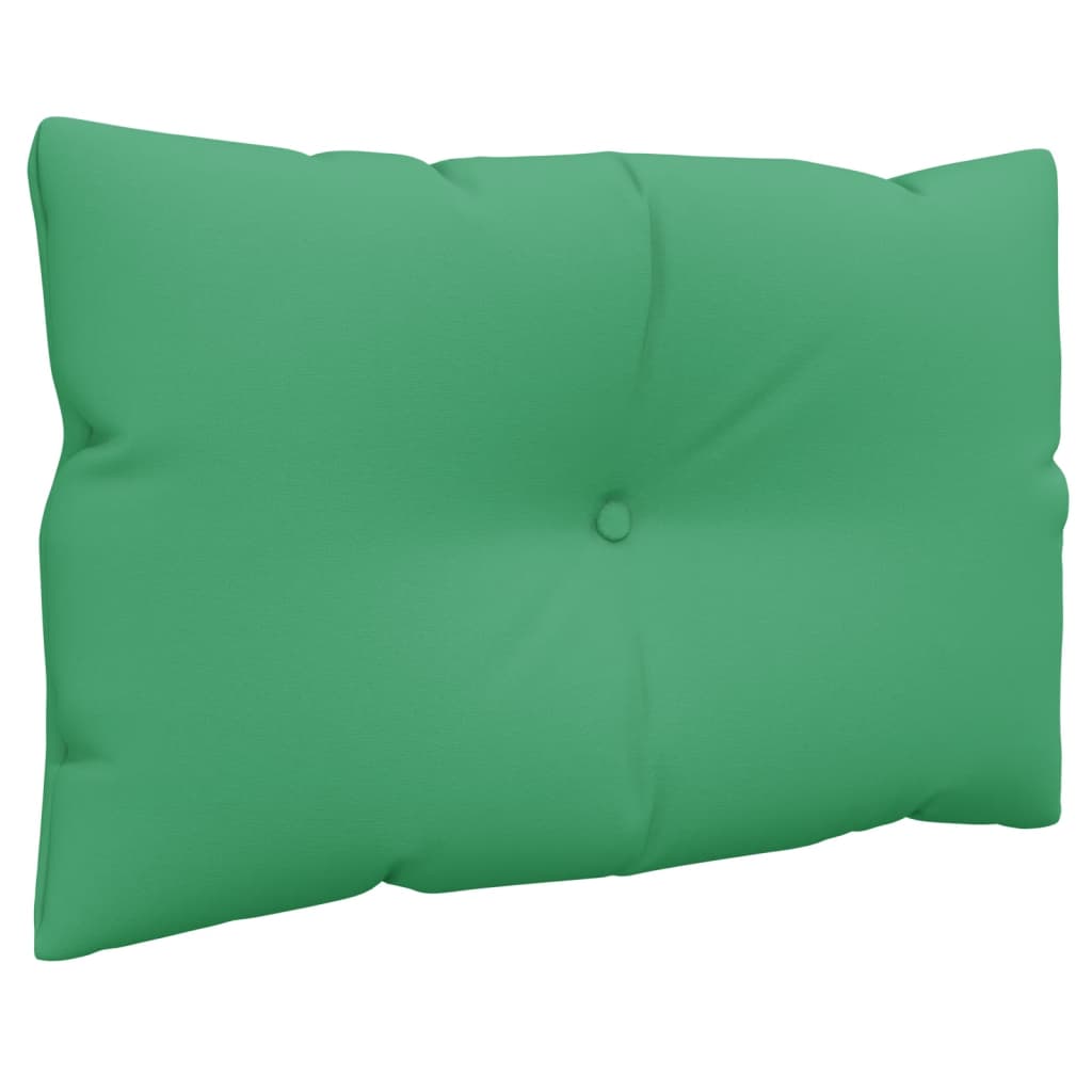 vidaXL Coussins de palette lot de 3 vert tissu