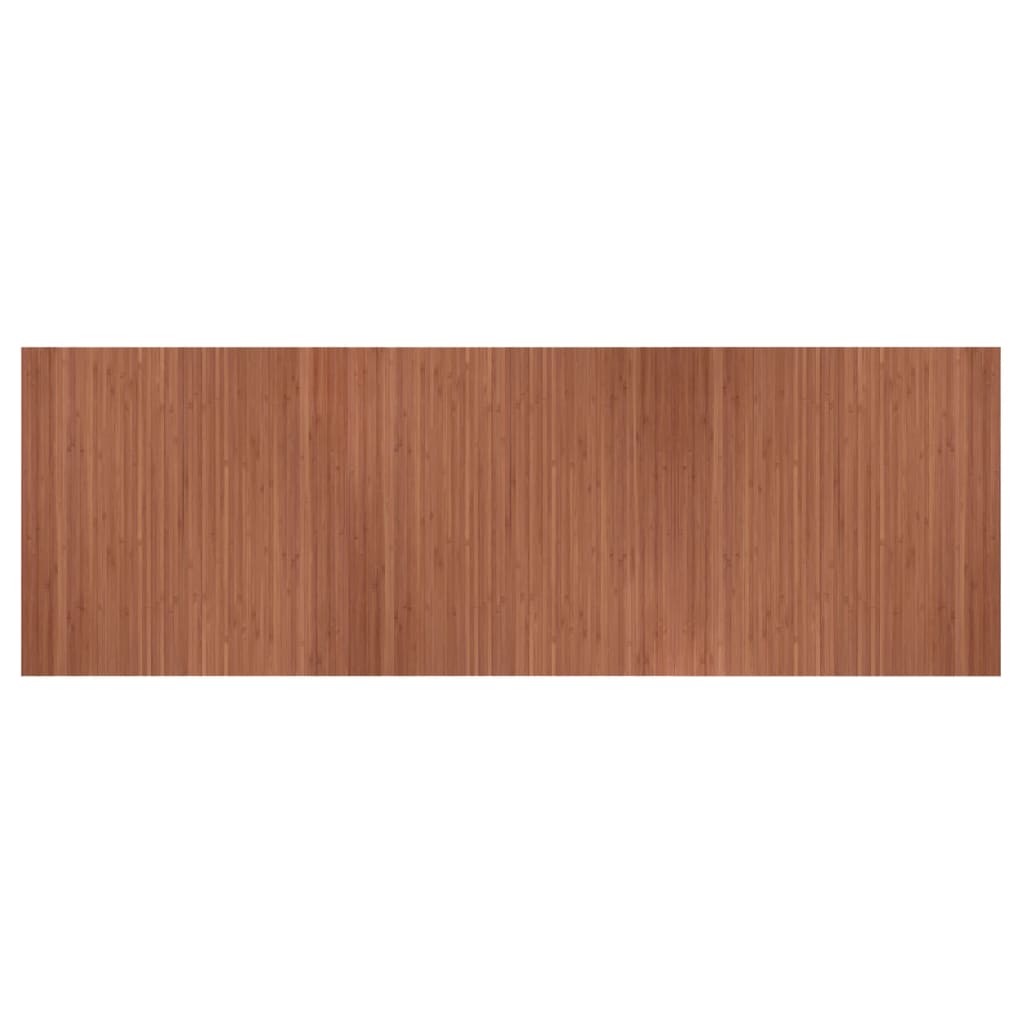 vidaXL Tapis rectangulaire marron 100x300 cm bambou