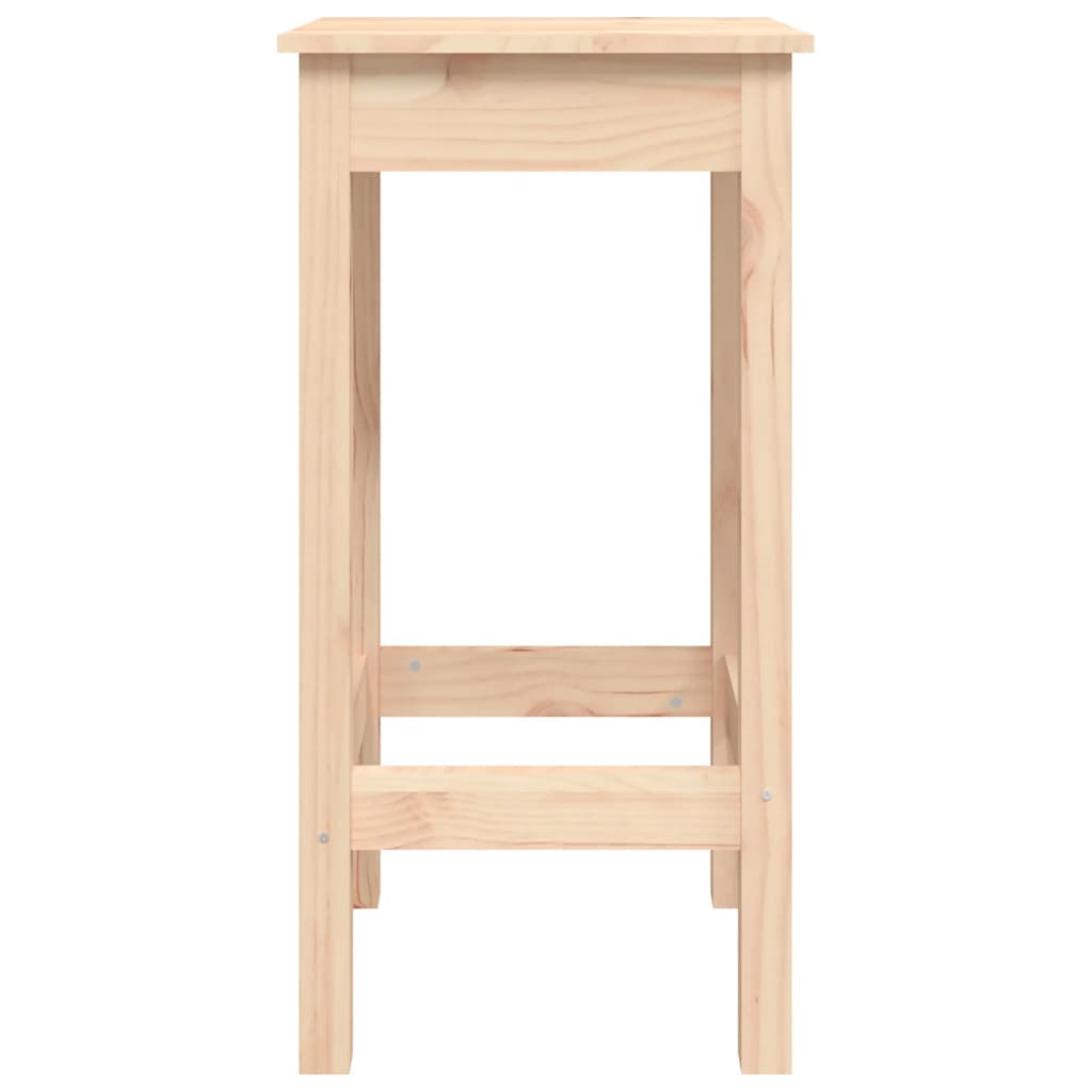 vidaXL Ensemble de bar 3 pcs Bois de pin massif