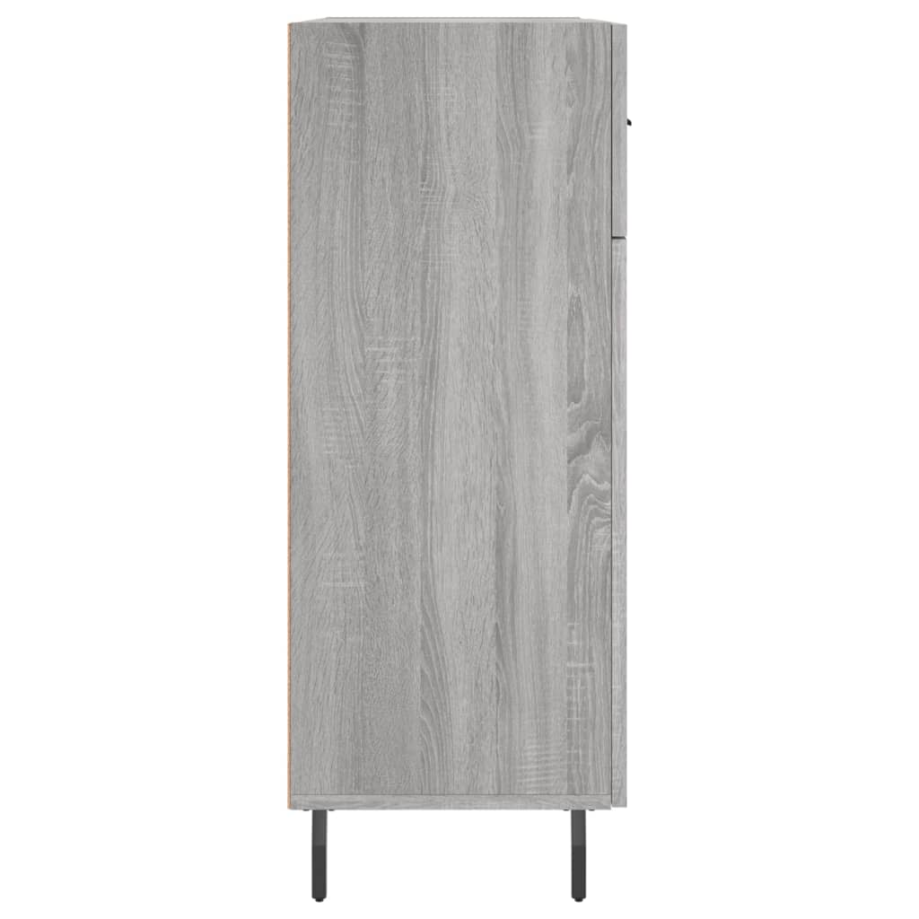 vidaXL Buffet sonoma gris 69,5x34x90 cm bois d'ingénierie