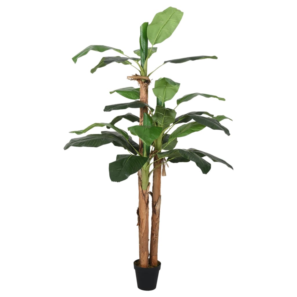 vidaXL Bananier artificiel 22 feuilles 200 cm vert