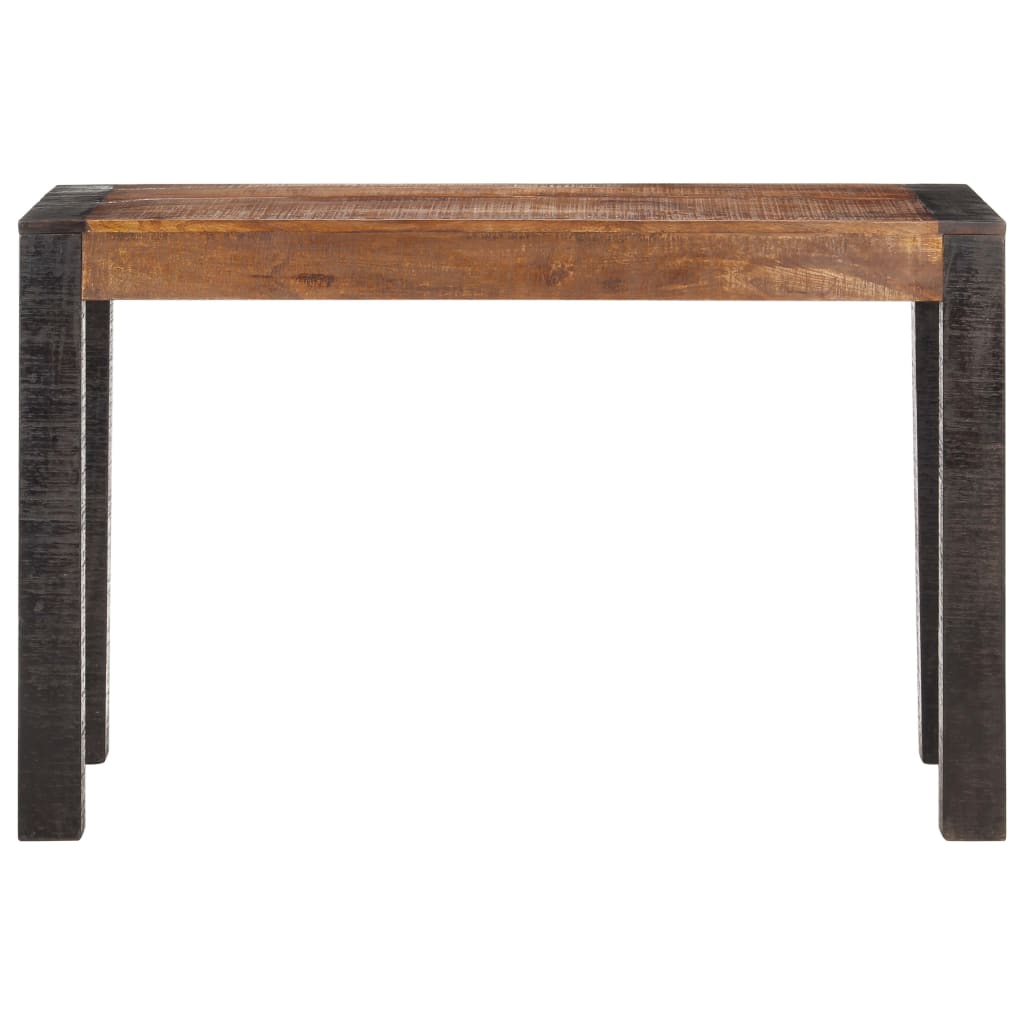 vidaXL Table à dîner 120x60x76 cm Bois de manguier solide brut