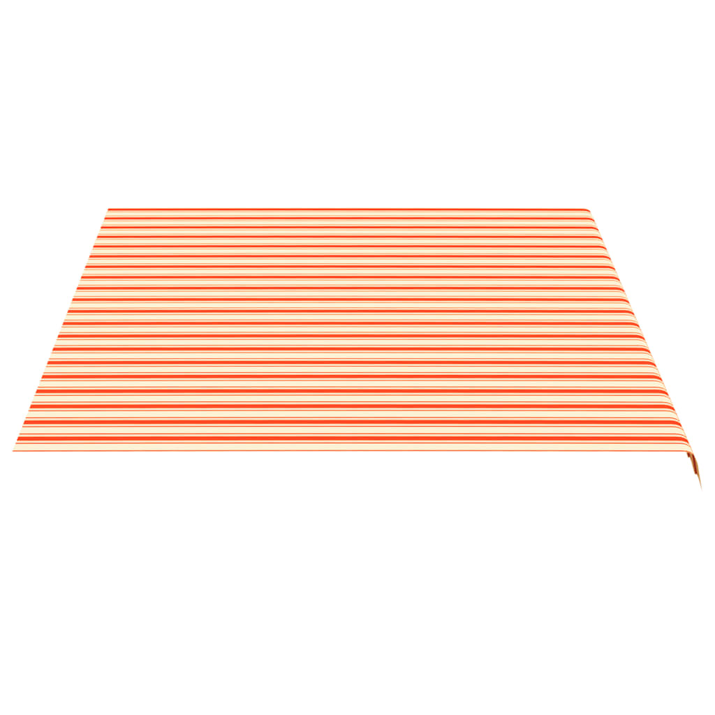 vidaXL Tissu de remplacement pour auvent Jaune et orange 4,5x3,5 m