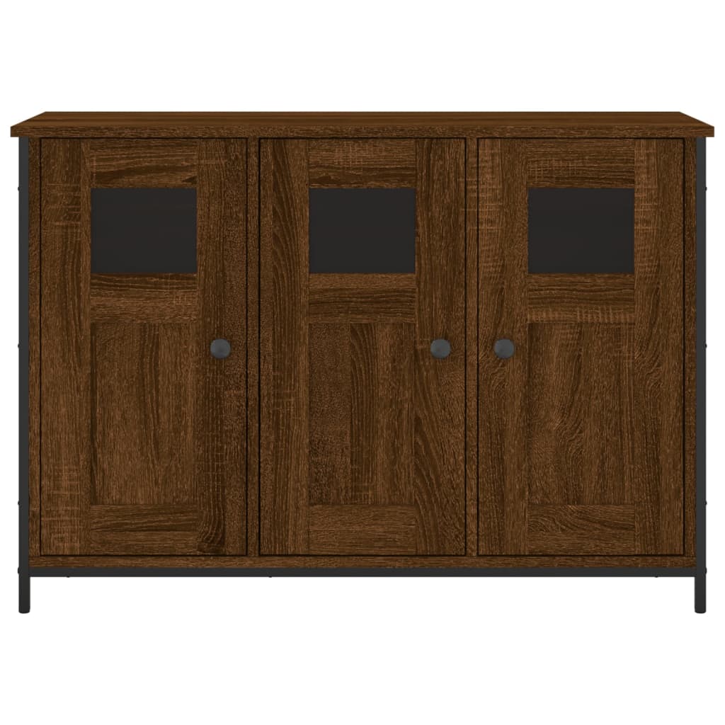 vidaXL Buffet chêne marron 100x35x70 cm bois d'ingénierie