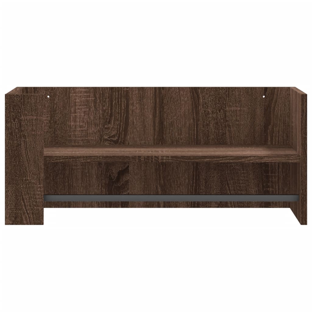 vidaXL Étagère murale chêne marron 70,5x35x30,5 cm bois d'ingénierie