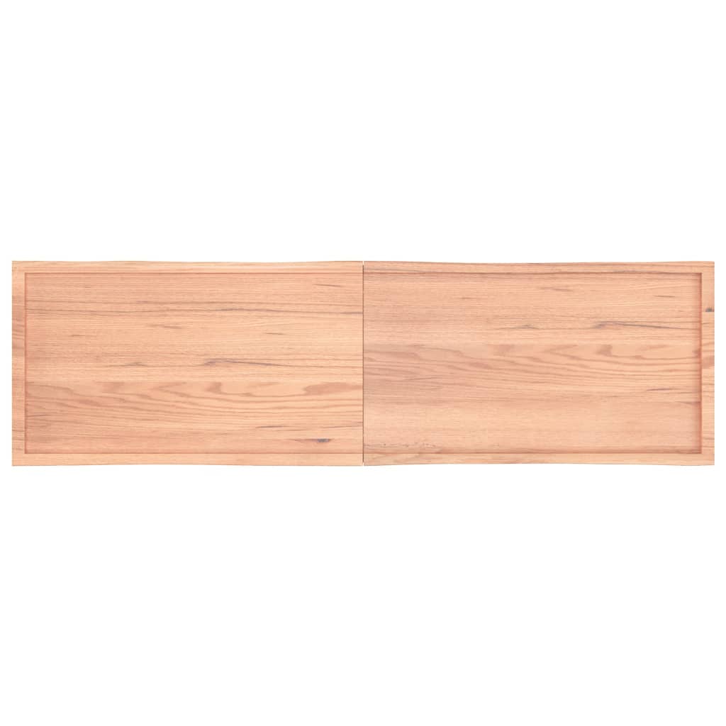 vidaXL Dessus de table bois massif traité bordure assortie