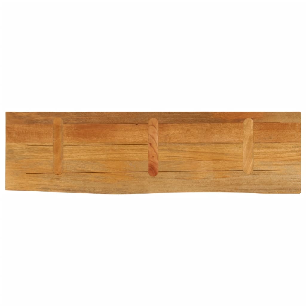 vidaXL Dessus de table à bord vivant 120x40x3,8cm bois massif manguier