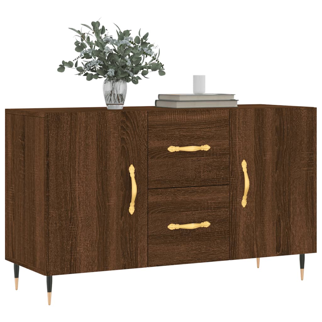 vidaXL Buffet chêne marron 100x36x60 cm bois d'ingénierie