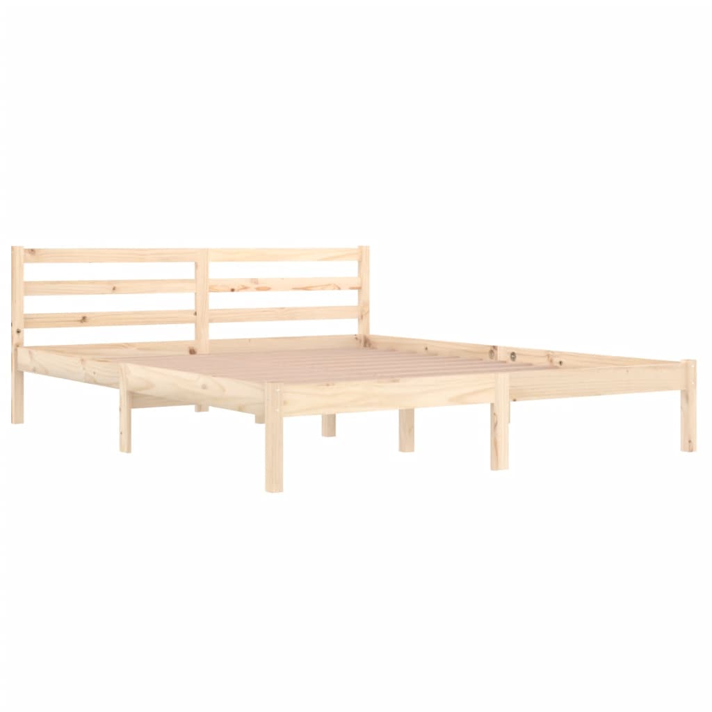 vidaXL Cadre de lit sans matelas bois massif de pin 160x200 cm