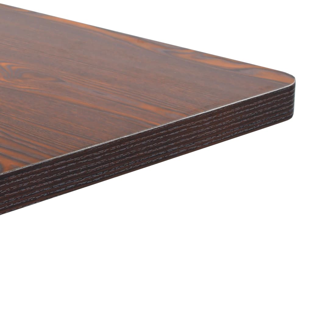 vidaXL Table de bistro Marron foncé 50x50 cm MDF