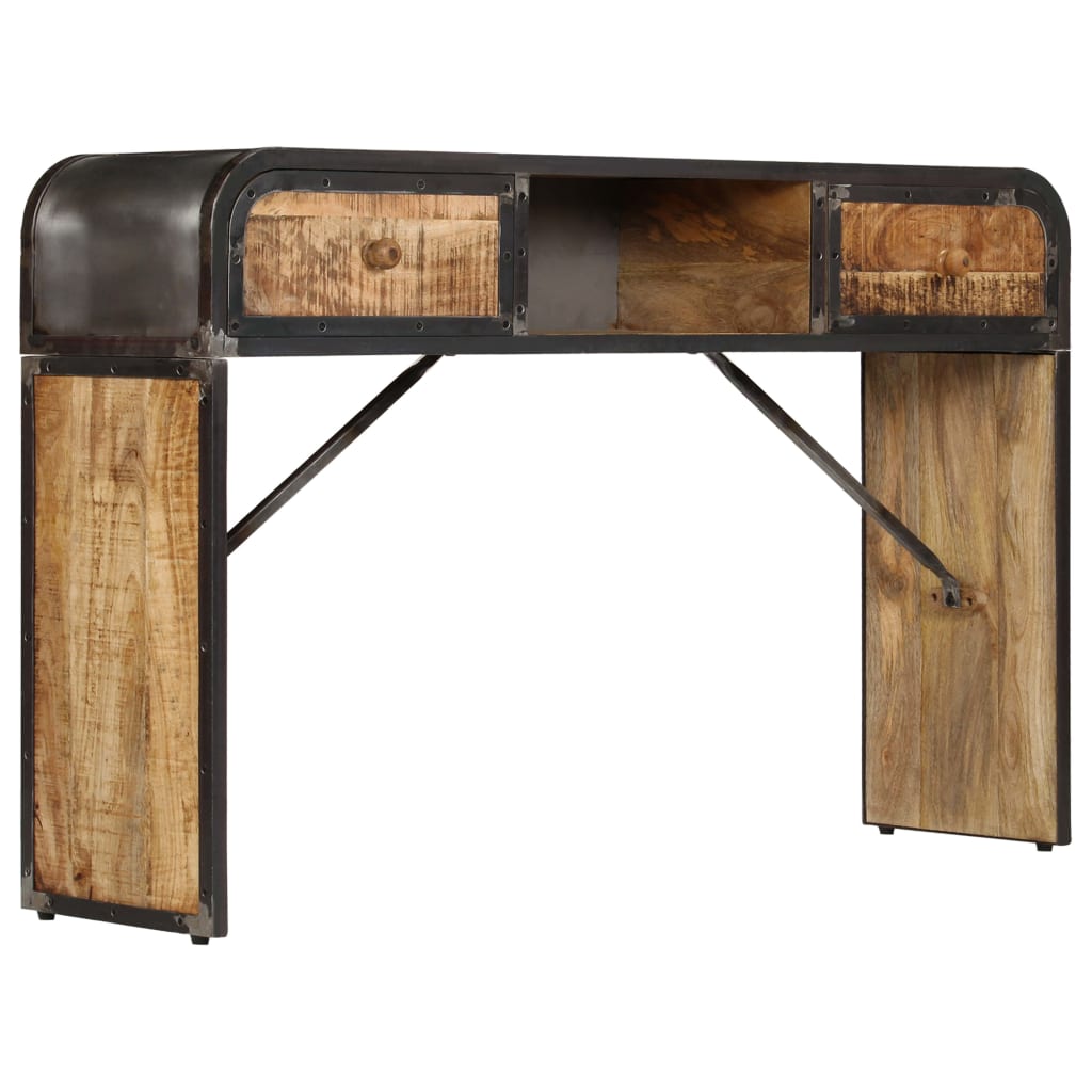 vidaXL Buffet 120x30x75 cm bois de manguier massif