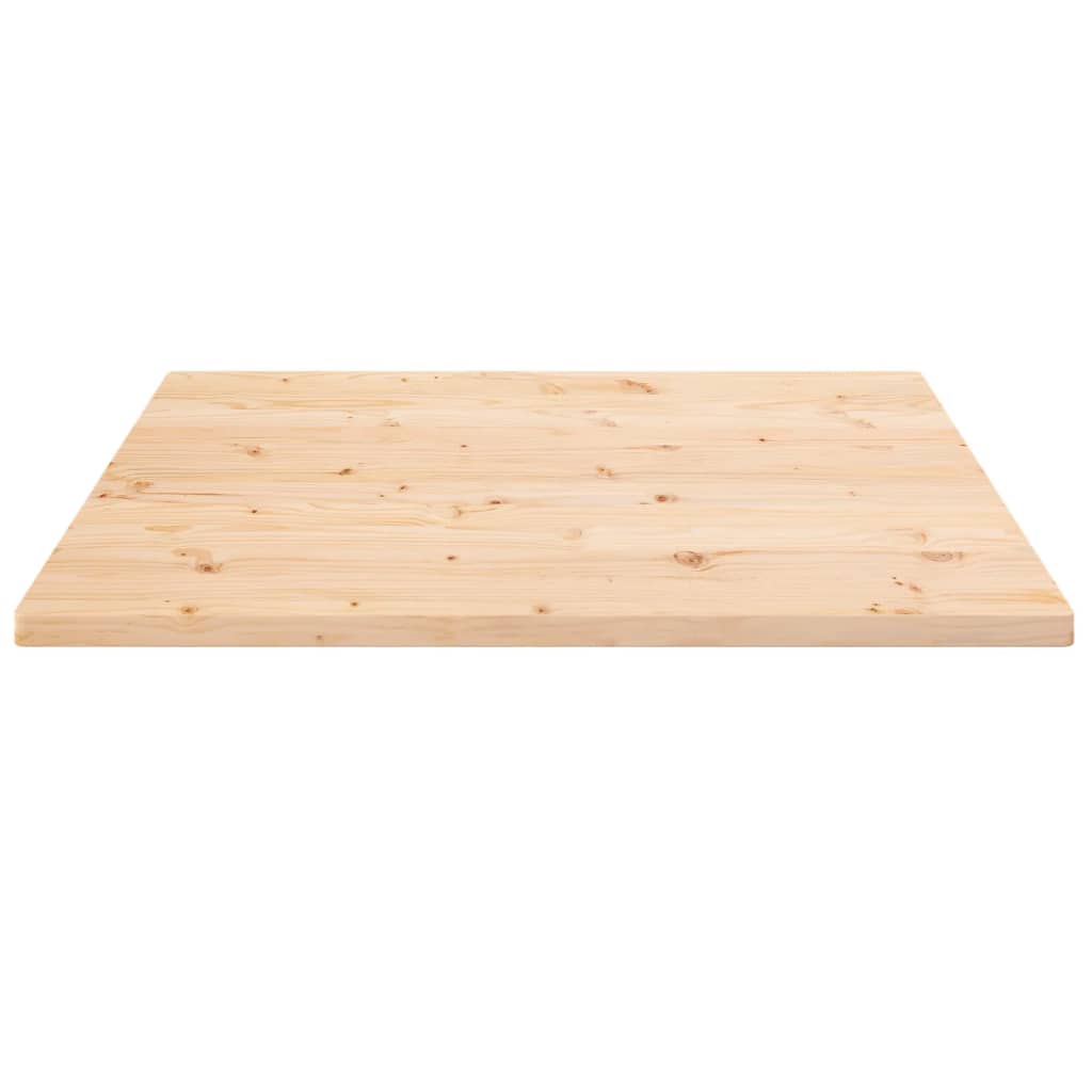 vidaXL Dessus de table 90x90x2,5 cm bois de pin massif