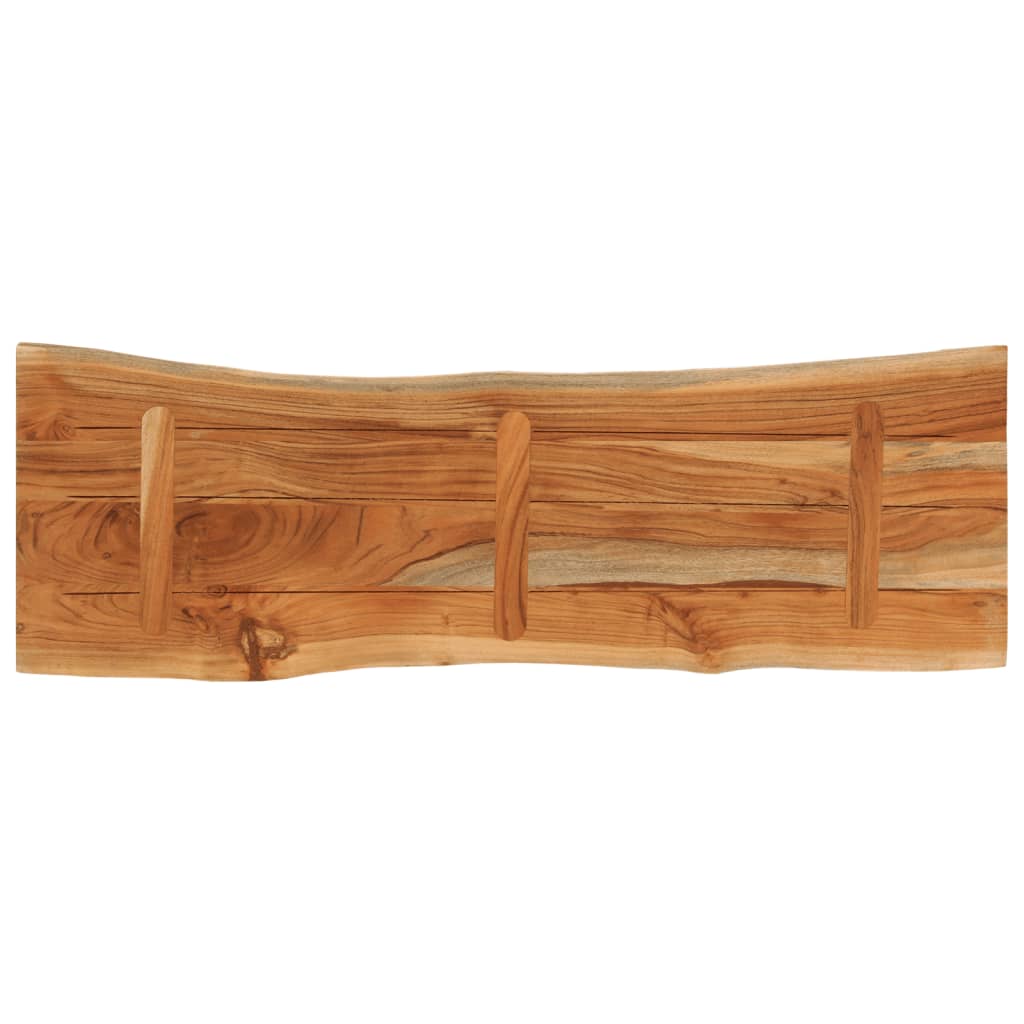 vidaXL Dessus de table 110x40x3,8 cm rectangulaire bois massif acacia