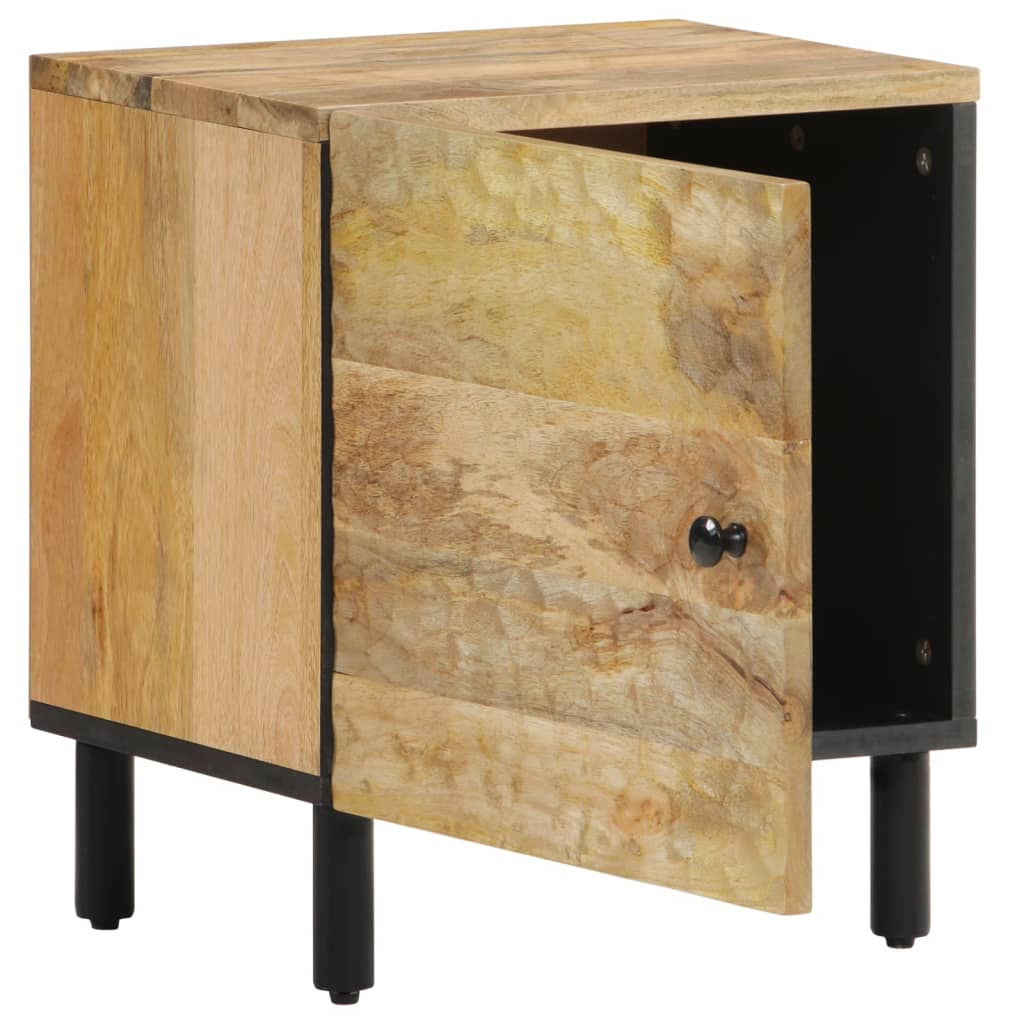 vidaXL Table de chevet 40x33x46 cm Bois de manguier solide