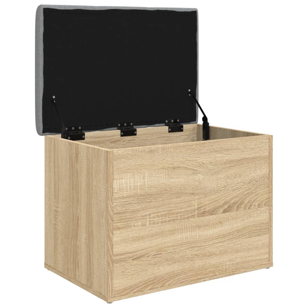 vidaXL Banc de rangement chêne sonoma 62x42x45 cm bois d'ingénierie