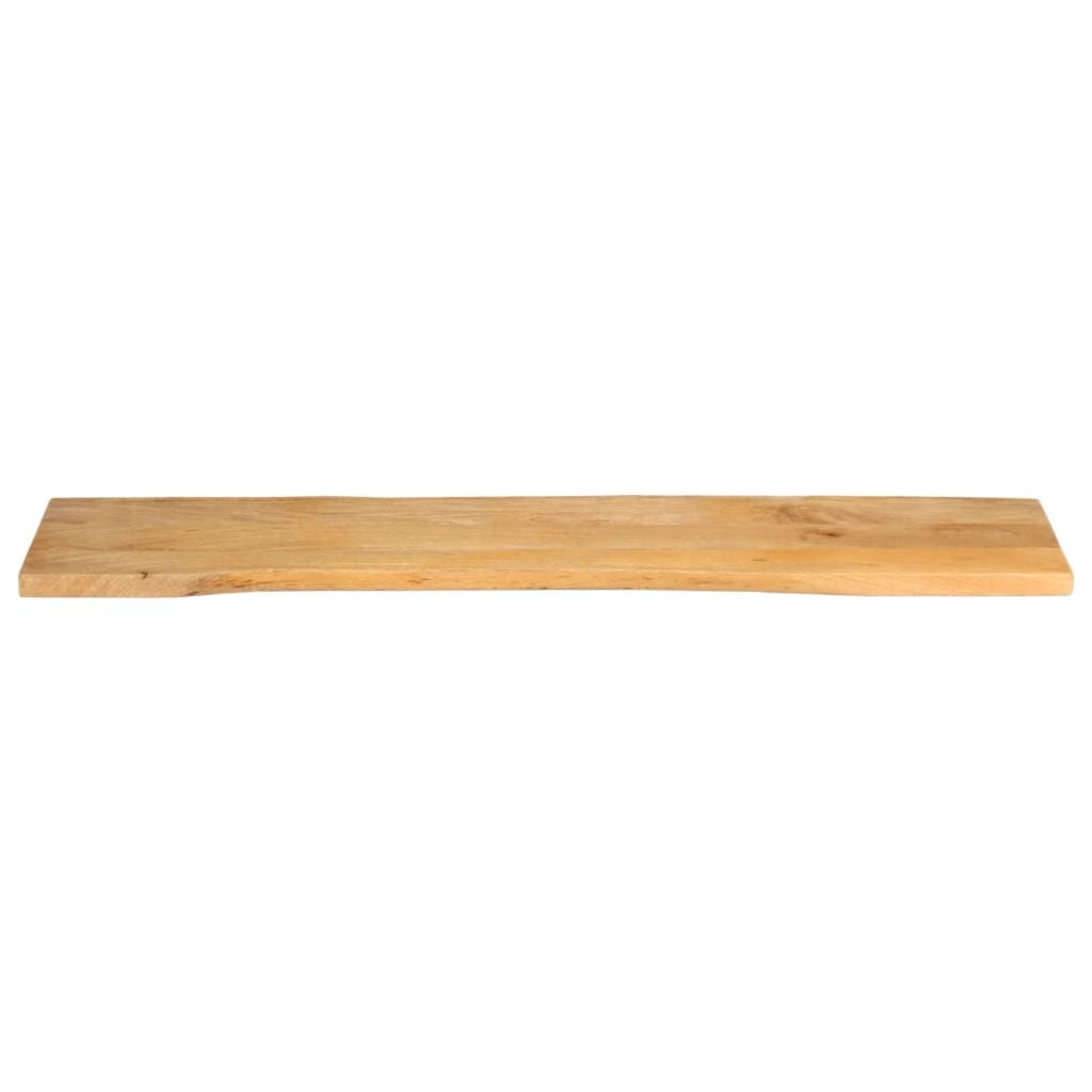 vidaXL Dessus de table 160x40x3,8 cm bord vivant bois massif manguier