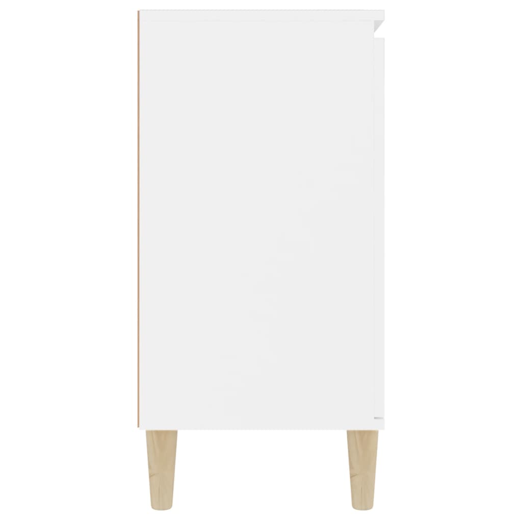 vidaXL Buffet blanc 101x35x70 cm bois d'ingénierie