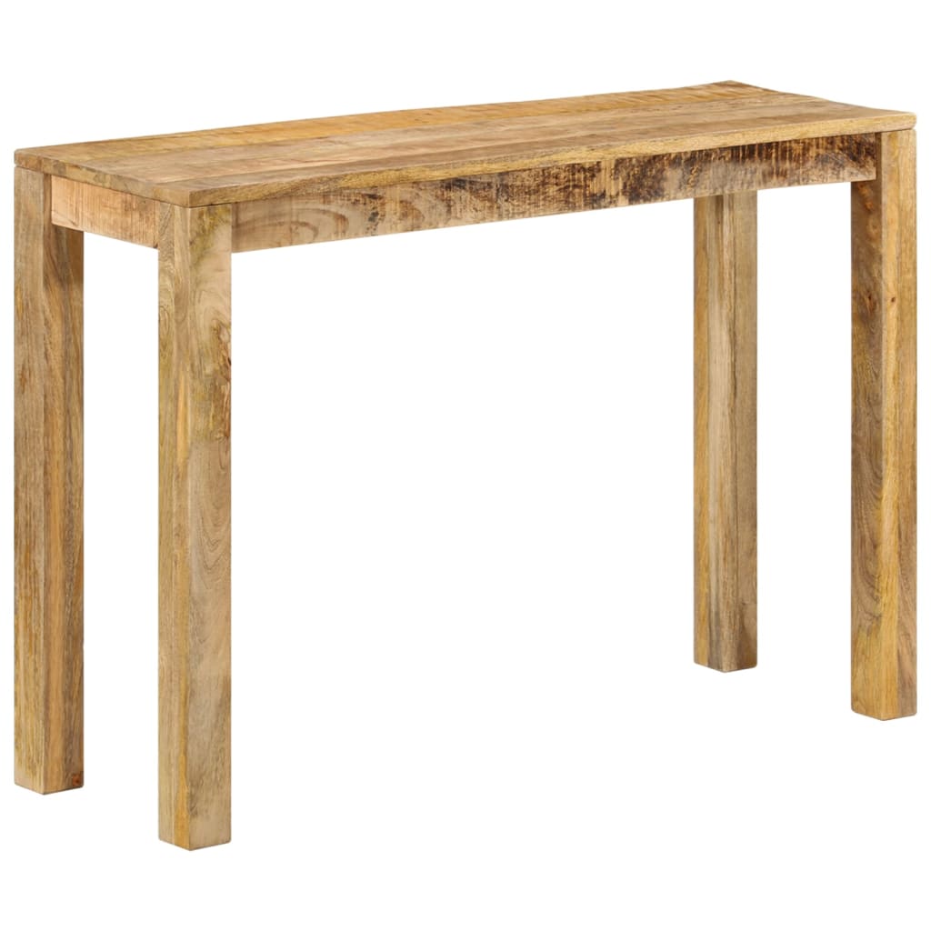 vidaXL Table console 110x35x76 cm Bois de manguier brut