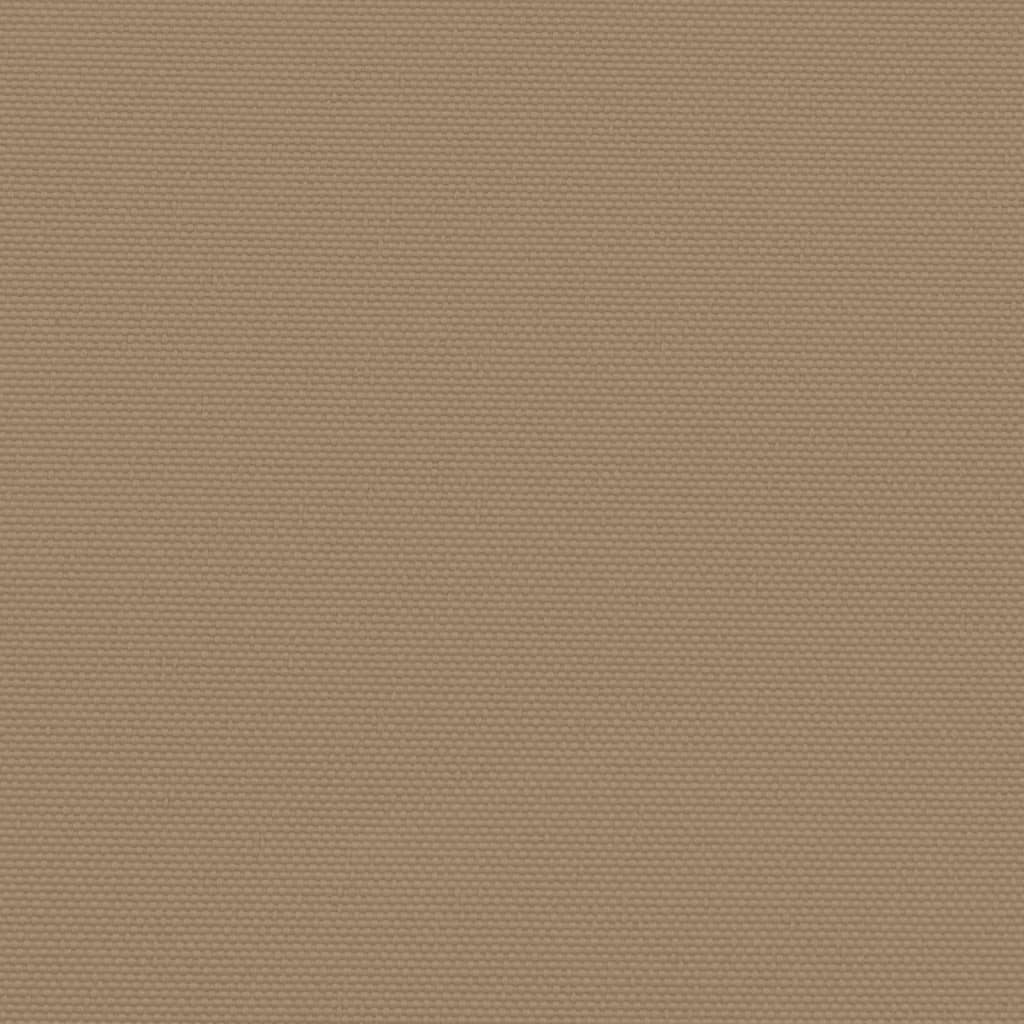 vidaXL Auvent latéral rétractable taupe 220x500 cm