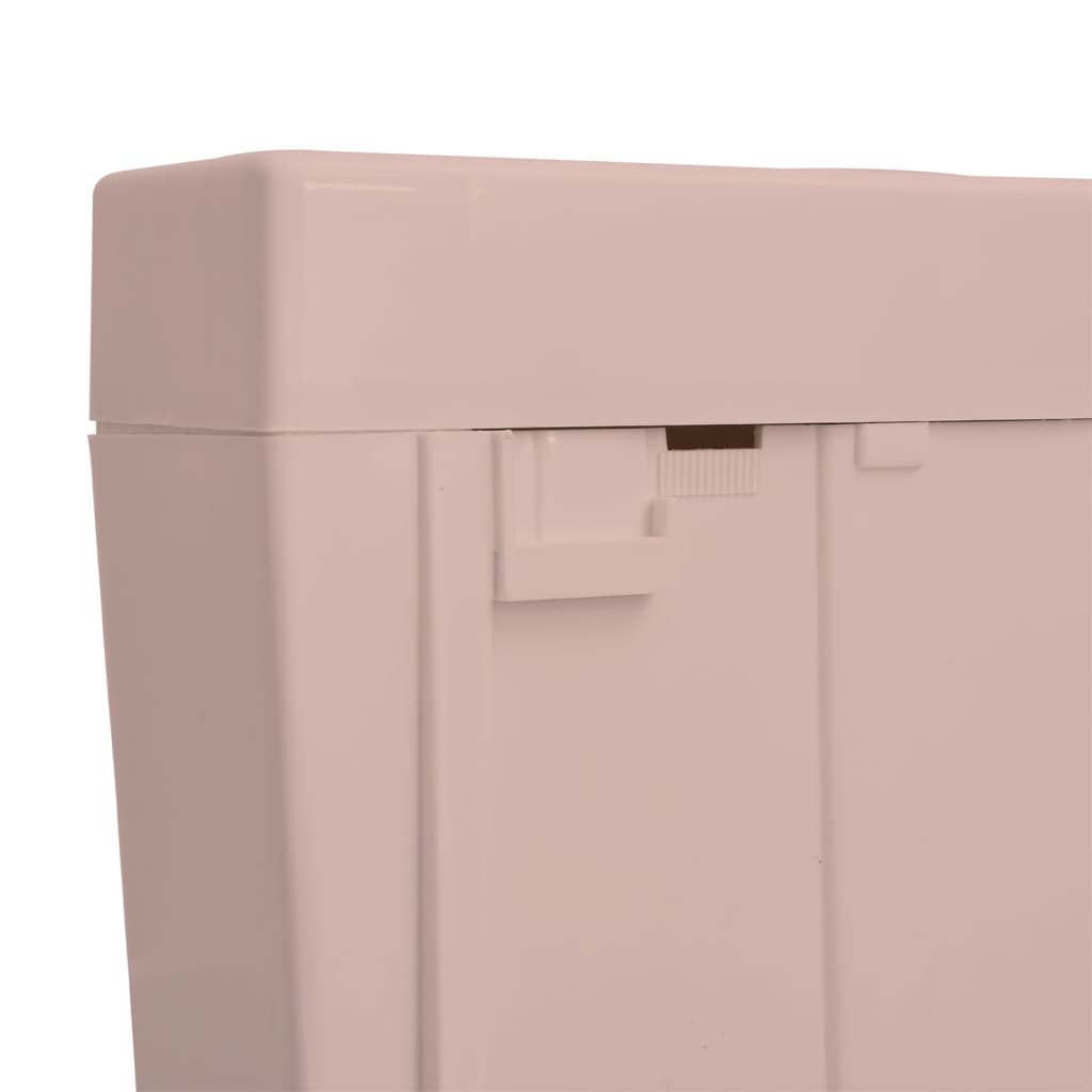 vidaXL Réservoir de toilette avec entrée d'eau inférieure 3/6 L Saumon