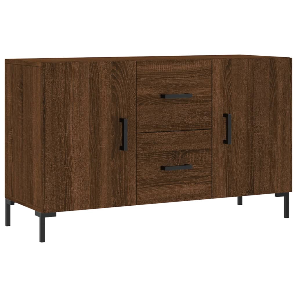 vidaXL Buffet chêne marron 100x36x60 cm bois d'ingénierie