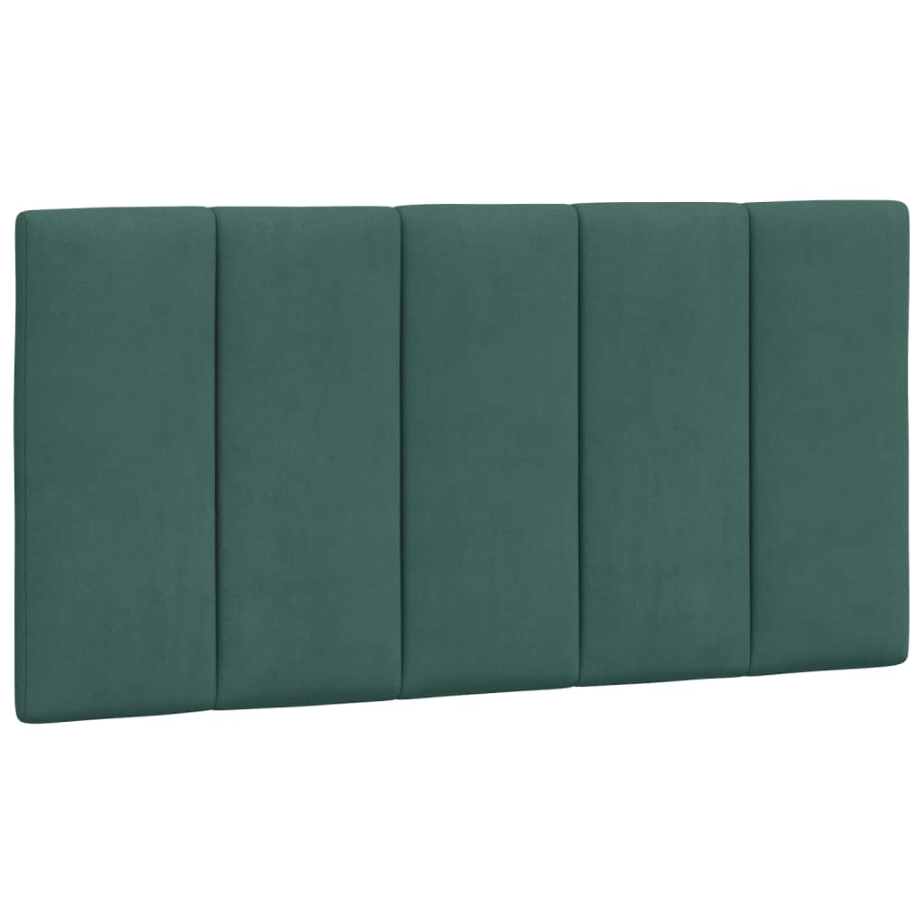 vidaXL Cadre de lit sans matelas vert foncé 100x200 cm velours