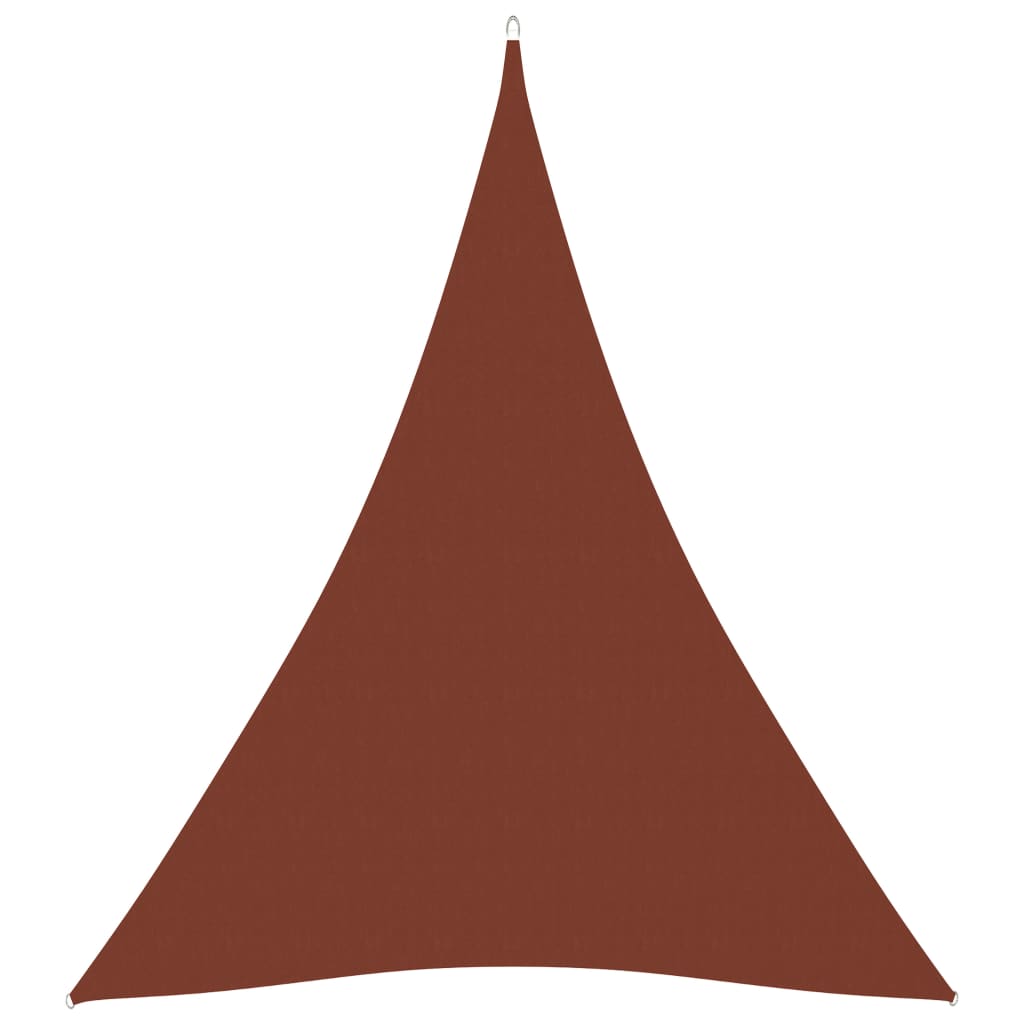 vidaXL Voile de parasol tissu oxford triangulaire 4x5x5 m terre cuite