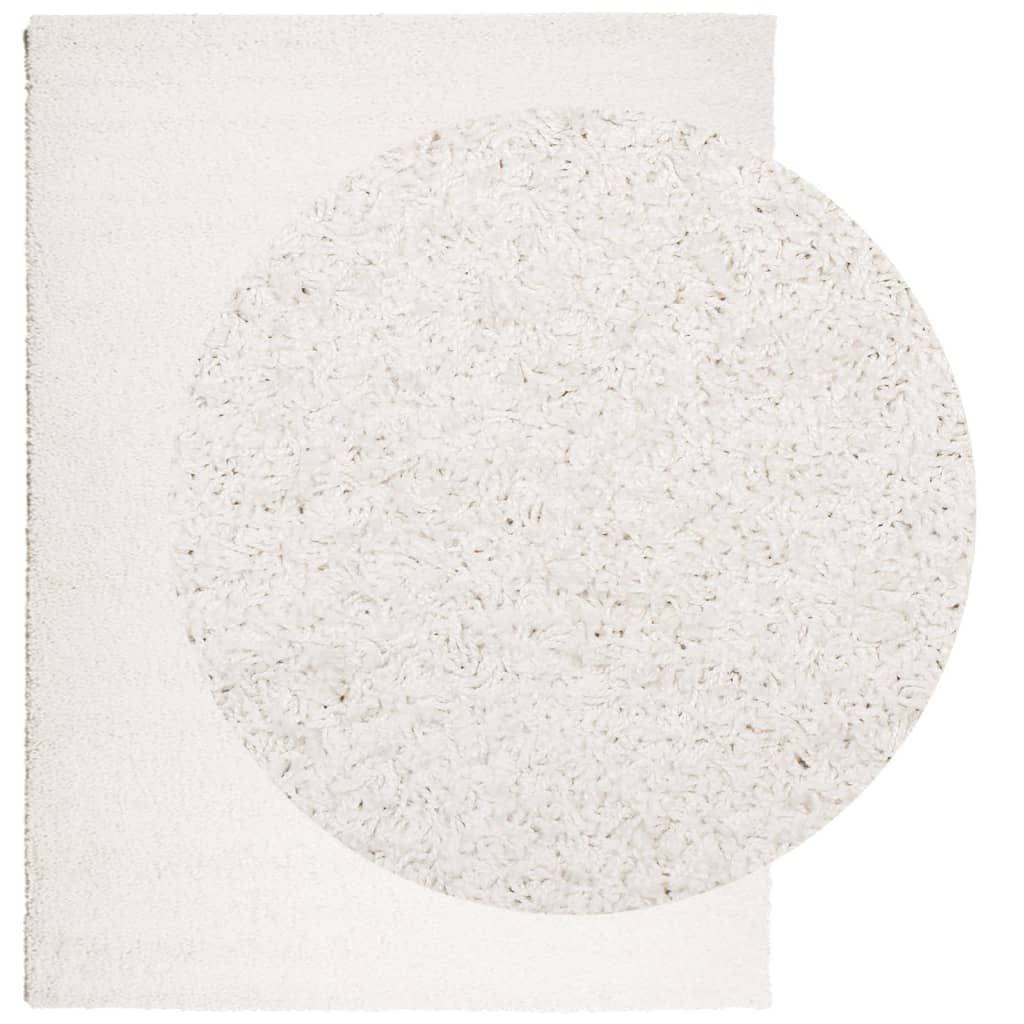 vidaXL Tapis shaggy PAMPLONA poils longs moderne crème 300x400 cm