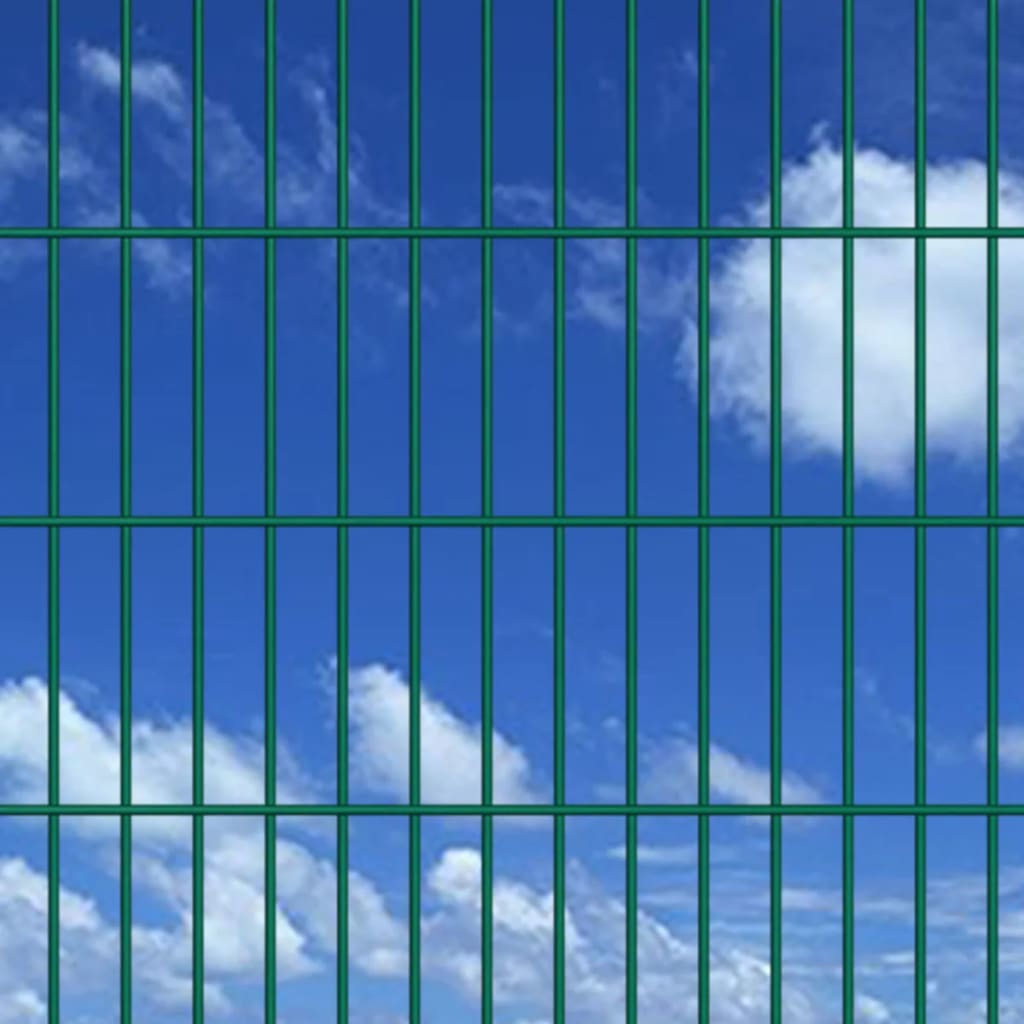 vidaXL Panneaux et poteaux de clôture 2D pour jardin 2008x1630 mm 16 m