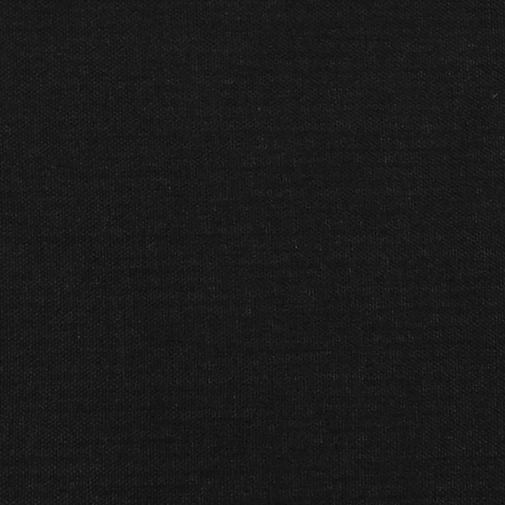 vidaXL Têtes de lit 2 pcs Noir 80x5x78/88 cm Tissu