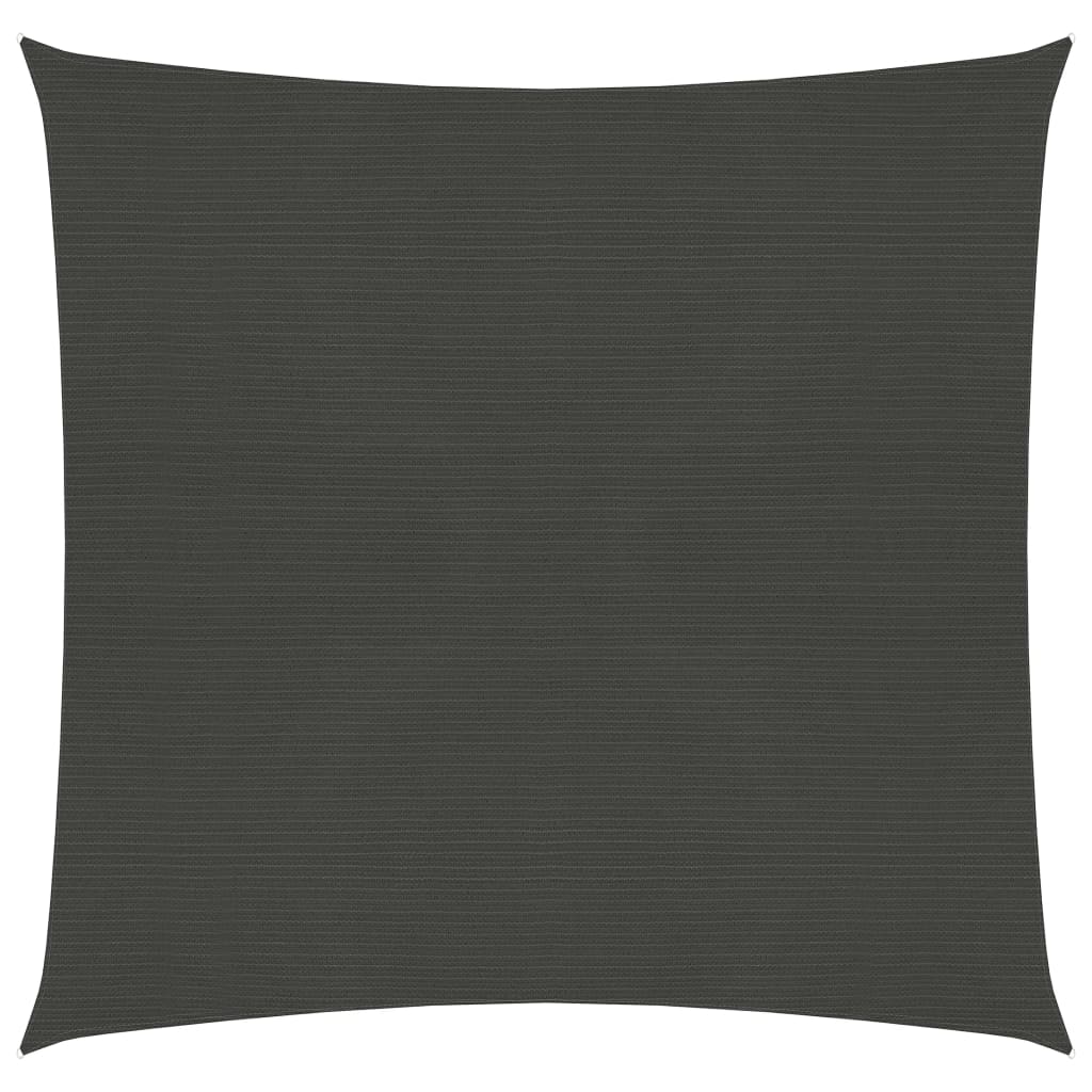 vidaXL Voile d'ombrage 160 g/m² Anthracite 4,5x4,5 m PEHD