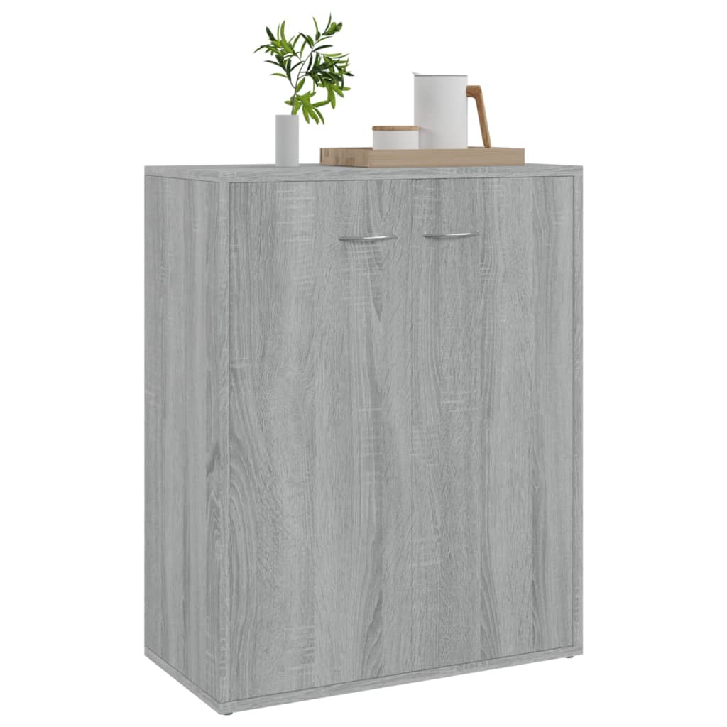 vidaXL Buffet Sonoma gris 60x30x75 cm Bois d'ingénierie