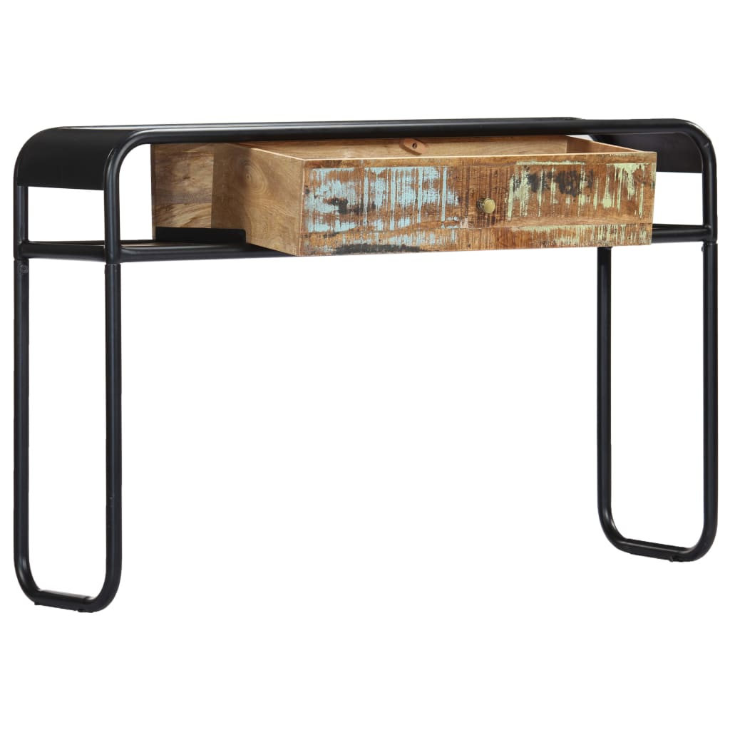 vidaXL Table console 118 x 30 x 75 cm Bois de récupération massif