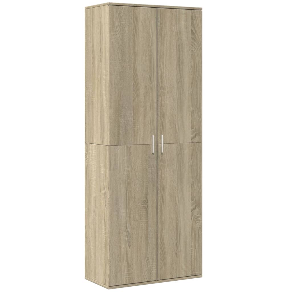 vidaXL Buffet haut chêne sonoma 70x35x180 cm bois d'ingénierie