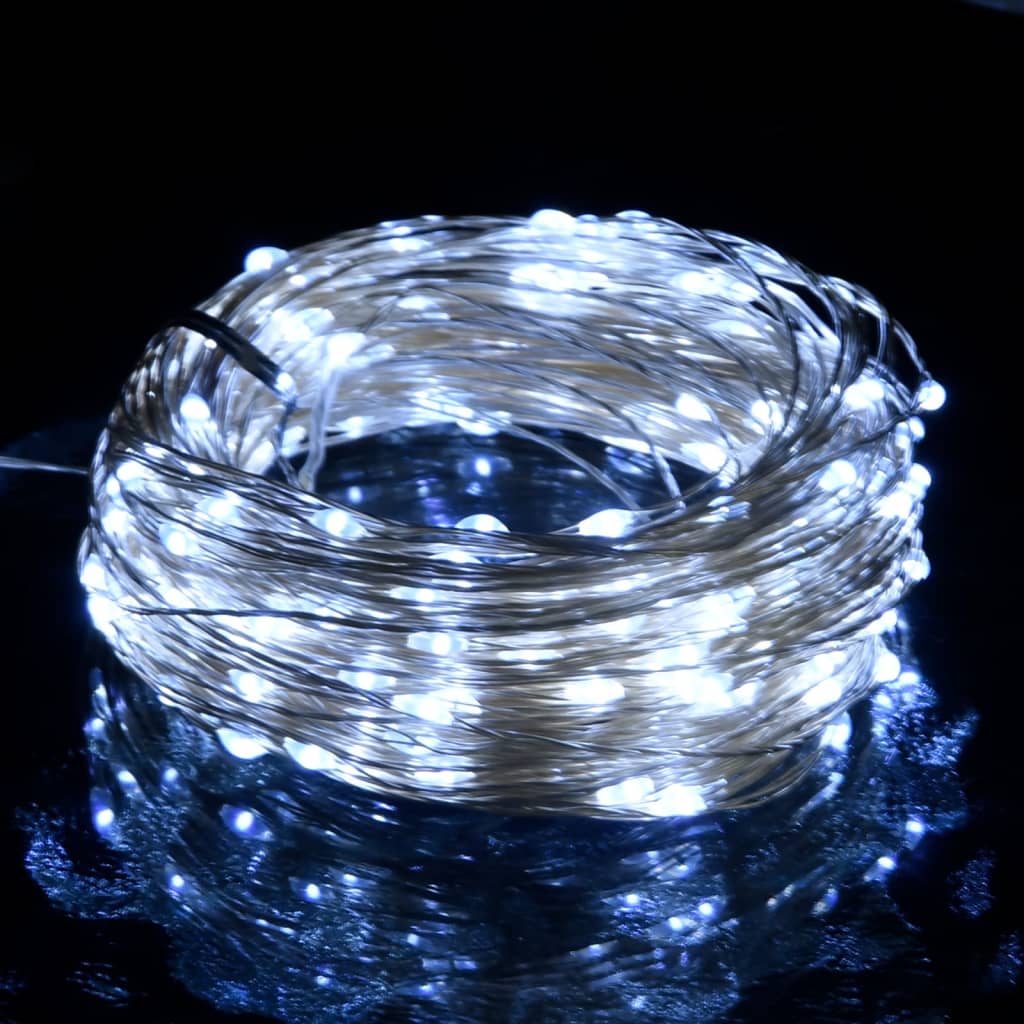 vidaXL Guirlande LED avec 150 LED Blanc froid 15 m