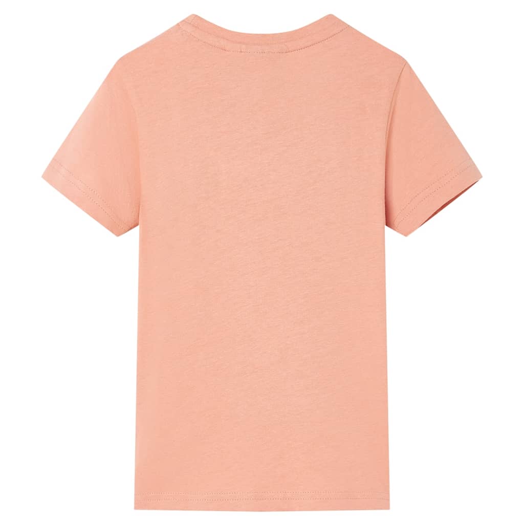 T-shirt pour enfants orange clair 92