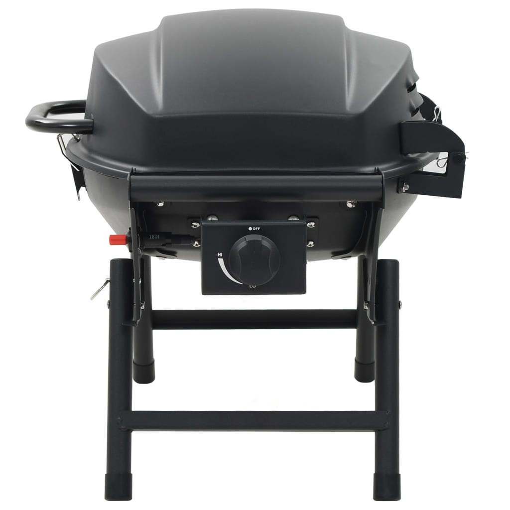 vidaXL Barbecue au gaz portatif avec zone de cuisson Noir