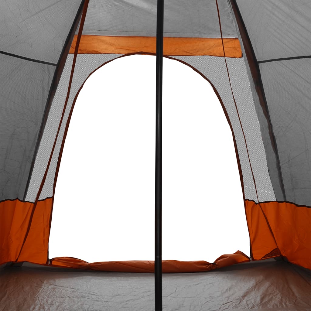 vidaXL Tente familiale tipi 6 personnes gris imperméable