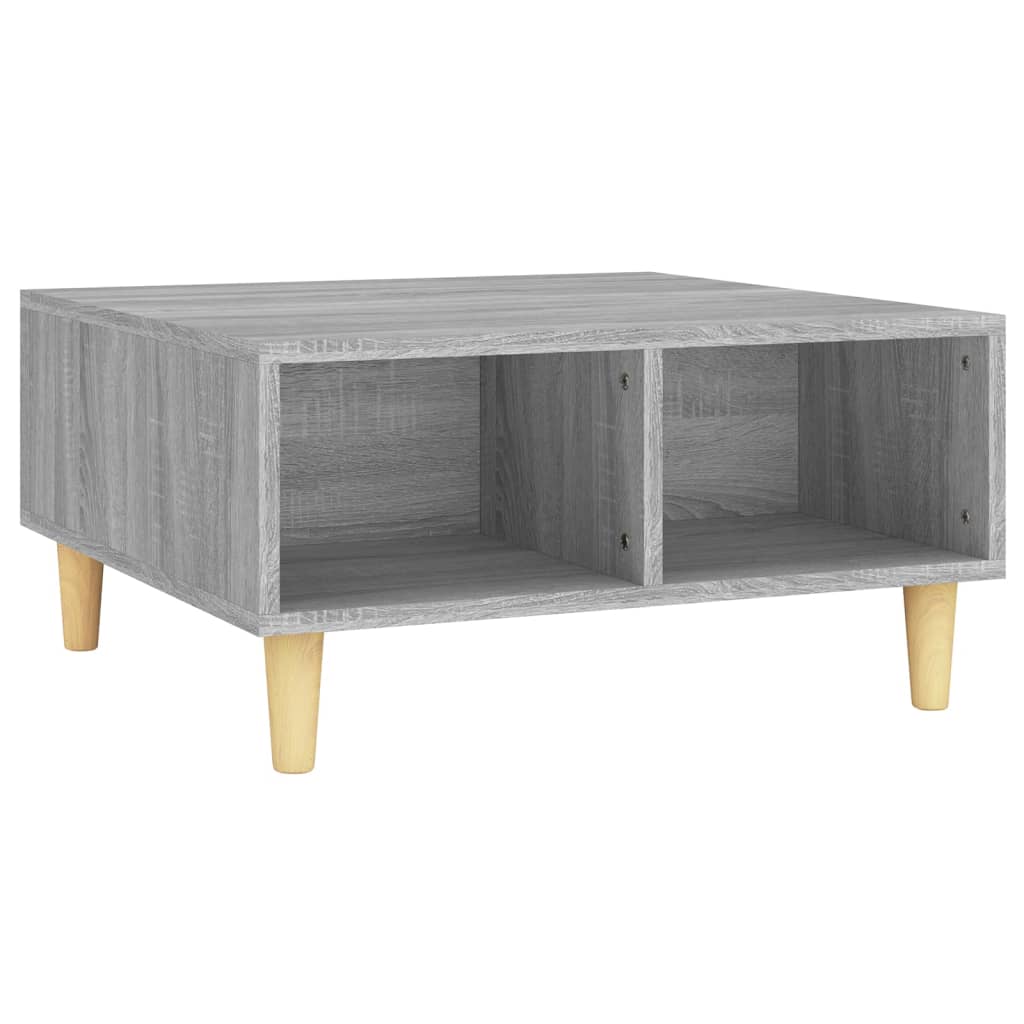 vidaXL Table basse Sonoma gris 60x60x30 cm Aggloméré