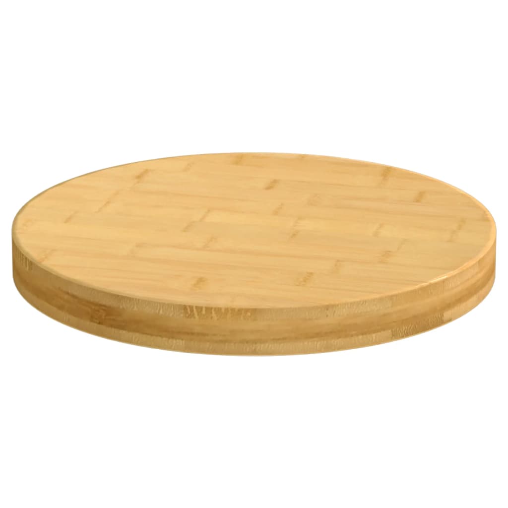 vidaXL Dessus de table Ø30x4 cm bambou