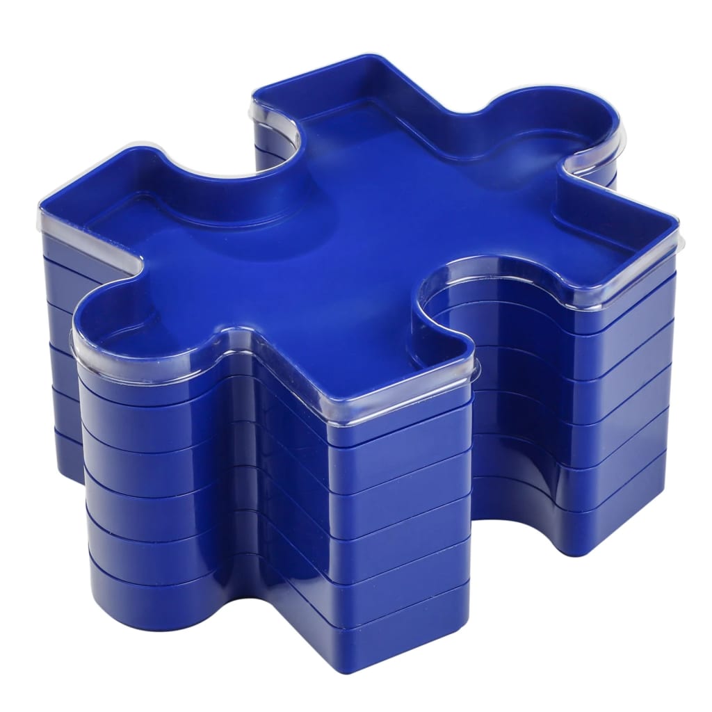 HI Plateau de tri de puzzle 21,5 cm bleu