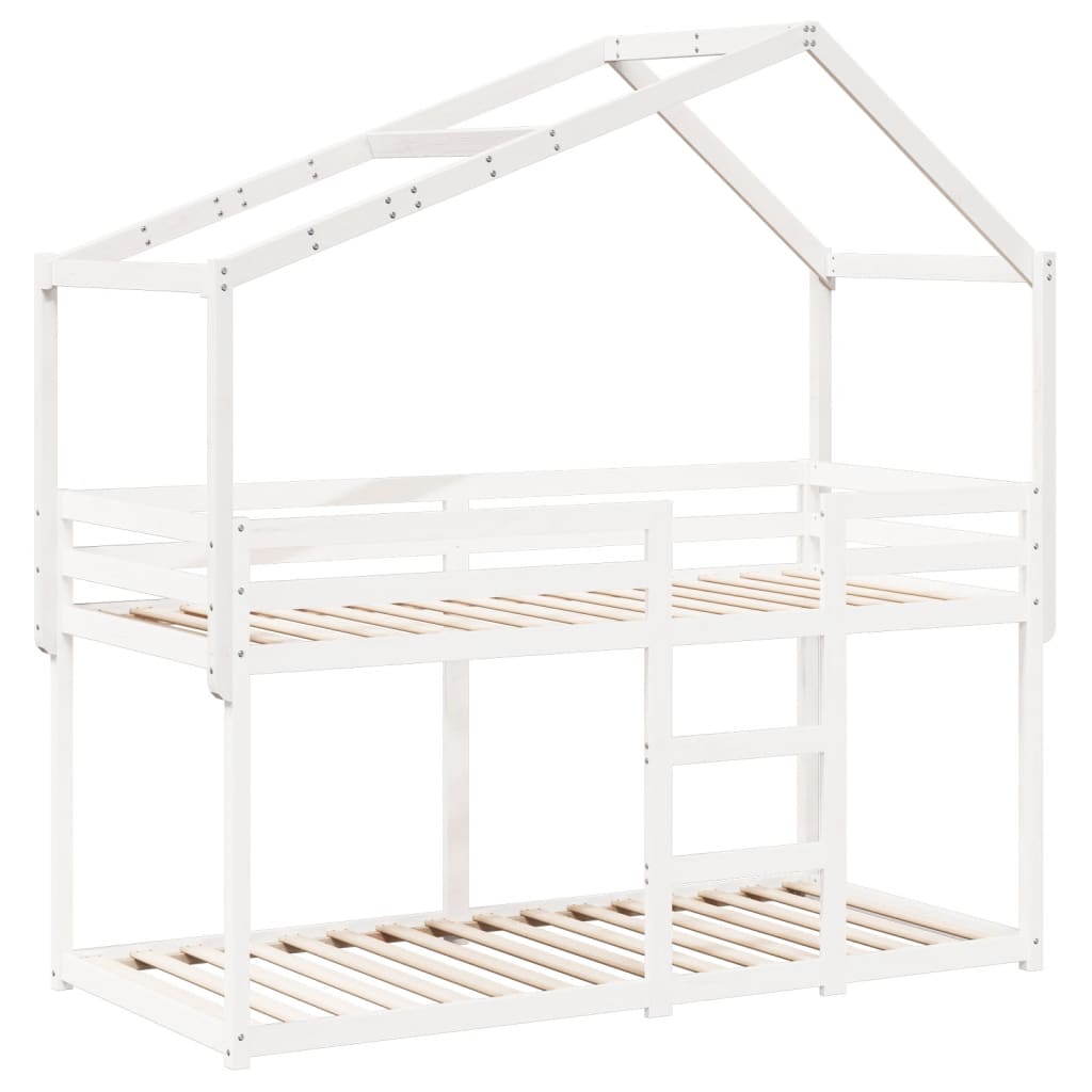 vidaXL Toit de lit pour enfants 203x80,5x142 cm bois de pin massif