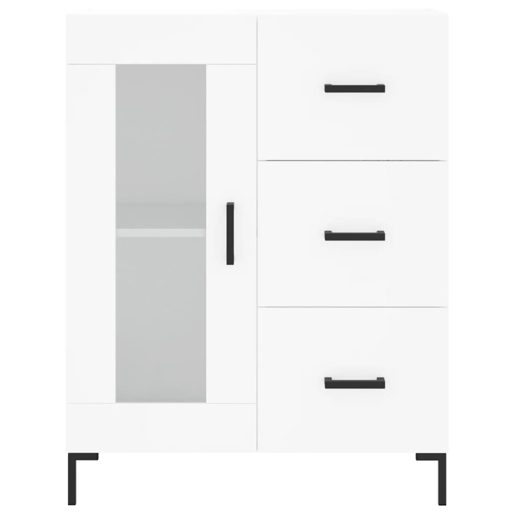 vidaXL Buffet blanc 69,5x34x90 cm bois d'ingénierie