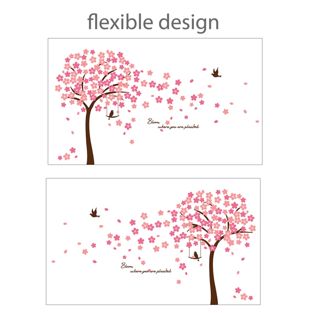 WALPLUS Autocollant de décoration de maison Fleur cerisier 320x180cm