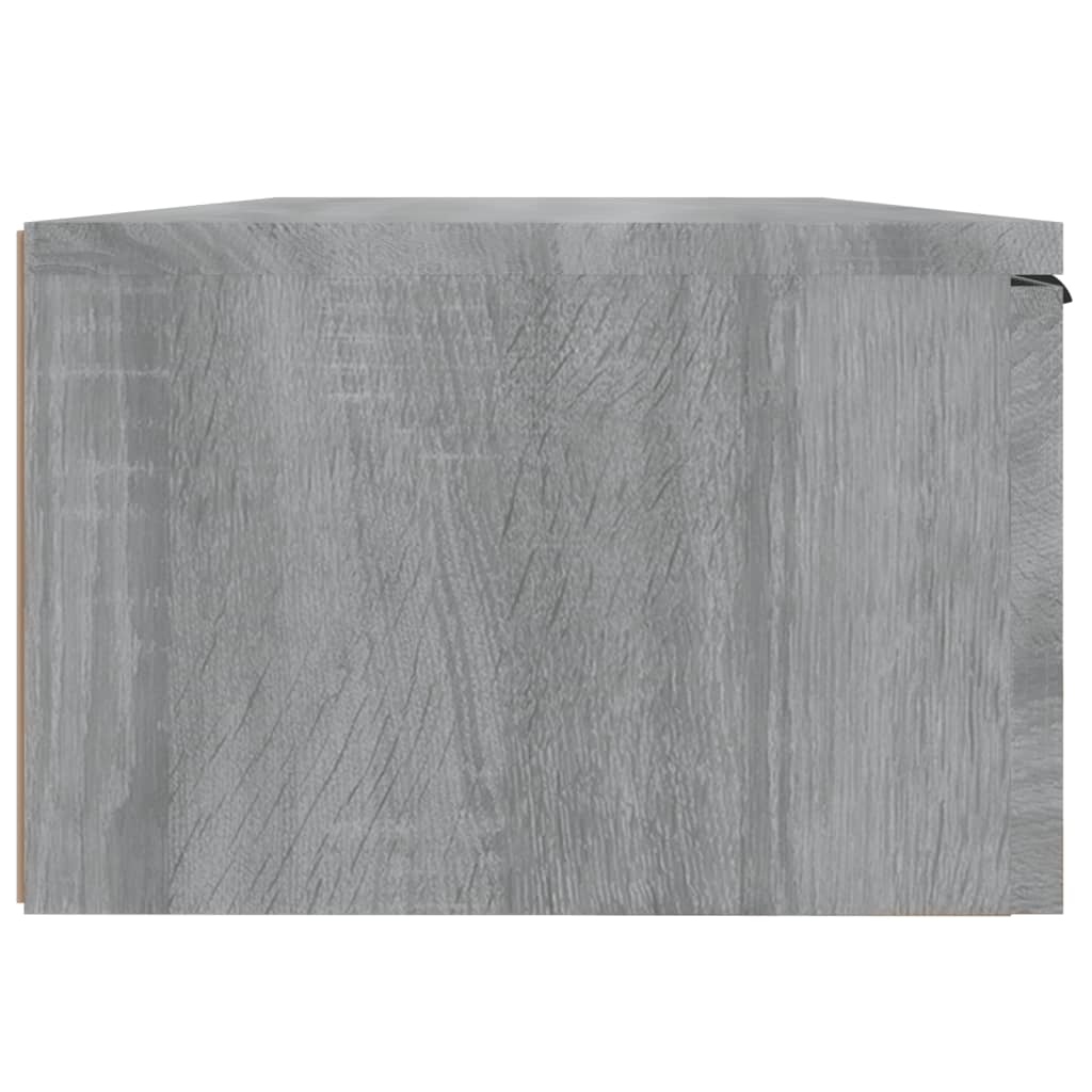 vidaXL Armoires murales 2 pcs Sonoma gris 68x30x20cm Bois d'ingénierie